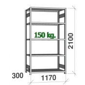 Полка для хранения 1170x300x2100mm, основная часть