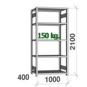 Полка для хранения 1000х400х2100мм, основная часть