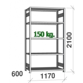 Storage shelf 1170x600x2100mm, main part