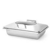 Premium chafing dish with glass cover GN 1/1