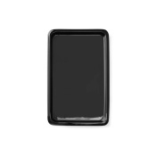 GN 2/4 porcelain tray, black , (h)20mm