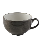 Чашка для капучино Stonecast Patina Iron Black, 340 мл