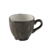 Stonecast Patina Iron Black espresso cup, 100ml