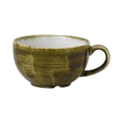 Stonecast Plume Green cappuccino cup, 227ml