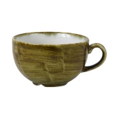 Stonecast Plume Green cappuccino cup, 340ml