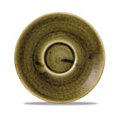 Блюдце для эспрессо Stonecast Plume Green, 118 мм