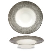 Миска Raku Quartz Black с широким ободом, 280 мм