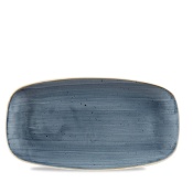 Продолговатая тарелка Stonecast Blueberry, 298x153 мм