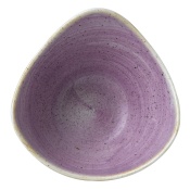 Stonecast Lavender triangular bowl, 153mm