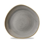 Stonecast Grey round trace plate, 210mm