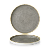 Тарелка Stonecast Grey с окантовкой, 210 мм