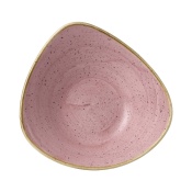 Треугольная чаша Stonecast Petal Pink, 235 мм
