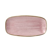 Продолговатая тарелка Stonecast Petal Pink, 298x153 мм