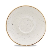 Блюдце для эспрессо Stonecast Barley White, 118 мм