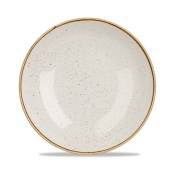 Stonecast Barley White coupe bowl, 248mm