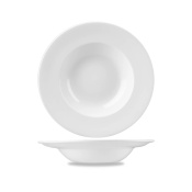Миска с широким ободом White Profile, 280 мм