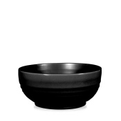 Rustics Black Sparkle Ripple Deli bowl, 2180ml