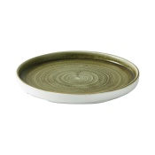 Тарелка Stonecast Plume Green с окантовкой, 210 мм