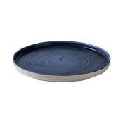 Тарелка Stonecast Plume Ultramarine с каймой, 210 мм