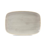 Stonecast Grey piklik taldrik, 300x199 mm