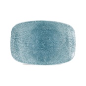 Продолговатое блюдо Raku Topaz Blue, 344x234 мм