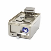 Фритюрница - 10 л - 1 корзина - со сливным краном - 400 В