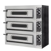 Basic 3/50 Glass and Light 3-astmeline pizzaahi, Prismafood, 400V/1200W, 915x690x(H)900mm