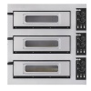 Basic 3/50 Glass and Light 3-astmeline pizzaahi, Prismafood, 400V/1200W, 915x690x(H)900mm