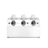 Kastmesoojendaja, HENDI, 3x0,65L, Hõbedane, 220-240V/600W, 395x239x(H)211mm