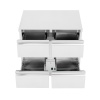 Jahutatud töölaud, 4 sahtliga, Arktic, 97L, Hõbedane, 230V/220W, 900x700x(H)868mm