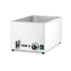 Tühjendukraaniga veevann, HENDI, GN (H)200mm, GN 1/1, 220-240V/1000W, 326x601x(H)279mm