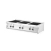 Induktsioonpliit, 6 keedualaga, HENDI, 3x3.5 kW hobs & 3x5 kW hobs, 400V/25500W, 1200x700x(H)311mm
