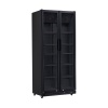 Kahe klaasuksega tagabaari külmkapp, Arktic, 437L, Must, 230V/510W, 870x605x(H)1996mm