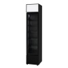 Külmvitriin SLIM, Arktic, Reklaampaneel LED-valgusega, 133L, Must, 230V/200W, 390x475x(H)1880mm