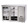 Klaasustega jahutatud baarilett, Arktic, 4 riiulit, 283L, Hõbedane, 230V/185W, 1217x631x(H)865mm