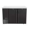 Jahutatud baarilett, läbipaistmatud uksed, Arktic, 4 riiulit, 283L, Must, 230V/185W, 1217x631x(H)865mm