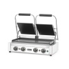 Kahekordne kontaktgrill taimeriga, HENDI, Hõbedane, 220-240V/3600W, 570x375x(H)216mm, Ristkülikukujuline