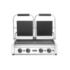 Kahekordne kontaktgrill taimeriga, HENDI, Hõbedane, 220-240V/3600W, 570x375x(H)216mm, Ristkülikukujuline