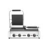 Kahekordne kontaktgrill taimeriga, HENDI, Hõbedane, 220-240V/3600W, 570x375x(H)216mm, Ristkülikukujuline