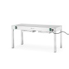 Soojendusalus, HENDI, Hõbedane, 230V/1000W, 800x400x(H)400mm, Ristkülikukujuline