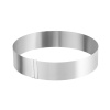 Reguleeritav koogirõngas, HENDI, Hõbedane, ⌀320x(H)70mm, Ümar