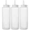 Pudelid külmade kastmete jaoks - 3 tükki, HENDI, 0,7L, Läbipaistev, 3 tk., ⌀70x(H)245mm
