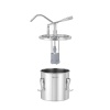 Roostevabast terasest kastmekonteiner koos dosaatoriga, HENDI, 4,5L, ⌀198x(H)360mm