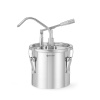 Roostevabast terasest kastmekonteiner koos dosaatoriga, HENDI, 4,5L, ⌀198x(H)360mm