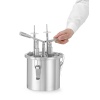 Sõõrikute täitejaotur, HENDI, 4,5L, Hõbedane, 330x240x(H)390mm