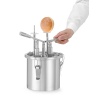 Sõõrikute täitejaotur, HENDI, 4,5L, Hõbedane, 330x240x(H)390mm