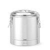 Isoleeritud kaasaskantav konteiner, HENDI, Kitchen Line, 19L, Hõbedane, ⌀350x(H)400mm