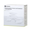 Taldrikukomplekt Opal - 18 eset, HENDI, 18 tk., ømm