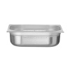 GN 1/2 anum, perforeeritud, HENDI, Profi Line PLUS, GN 1/2, 6,5L, Hõbedane, 325x265x(H)100mm