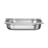 GN 1/2 konteiner, HENDI, Profi Line PLUS, GN 1/2, 4L, Hõbedane, 325x265x(H)65mm